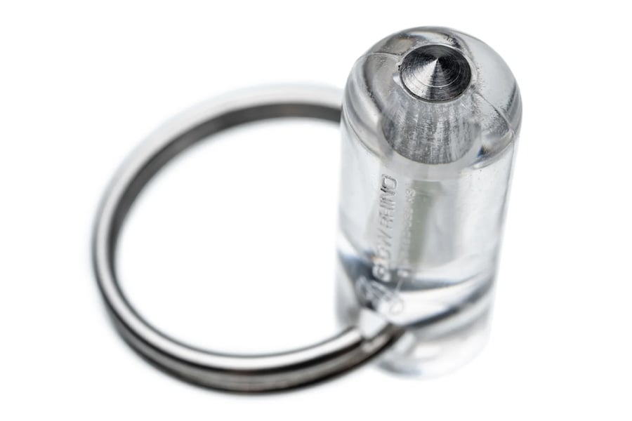 Glow Rhino 5 Pack of Spark Micro Glow Fob Green Blue Purple Yellow Red Tritium